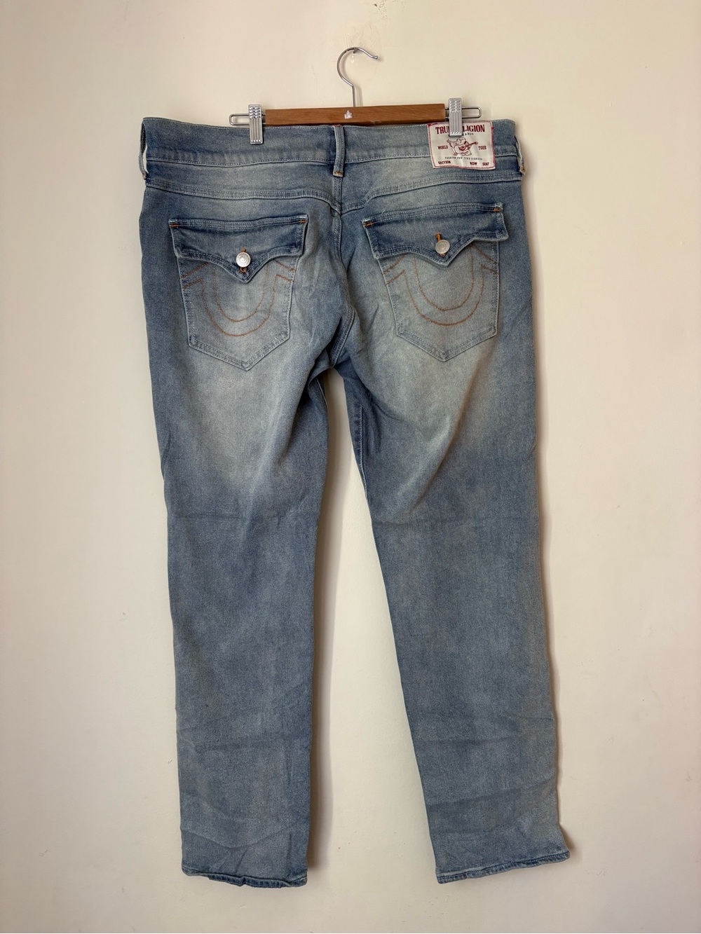 True Religion Geno Light Blue Slim Straight Jeans
